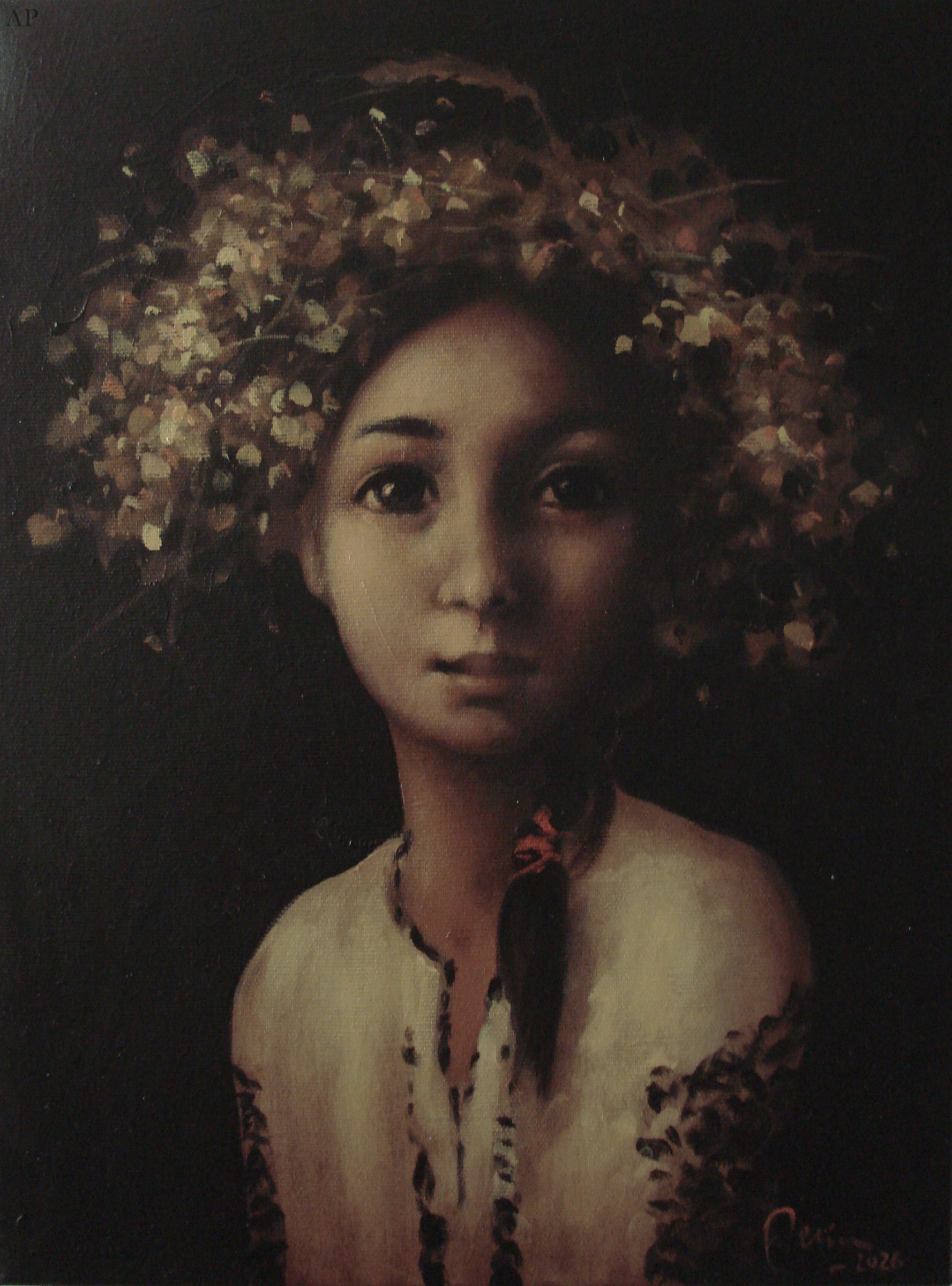 Flori de sanziene,PICTURA IN ULEI PE PANZA - Pictură contemporană - București