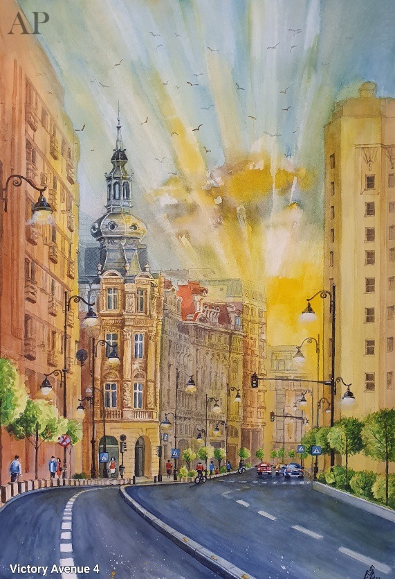 Victory Avenue 4 - Pictură contemporană - București