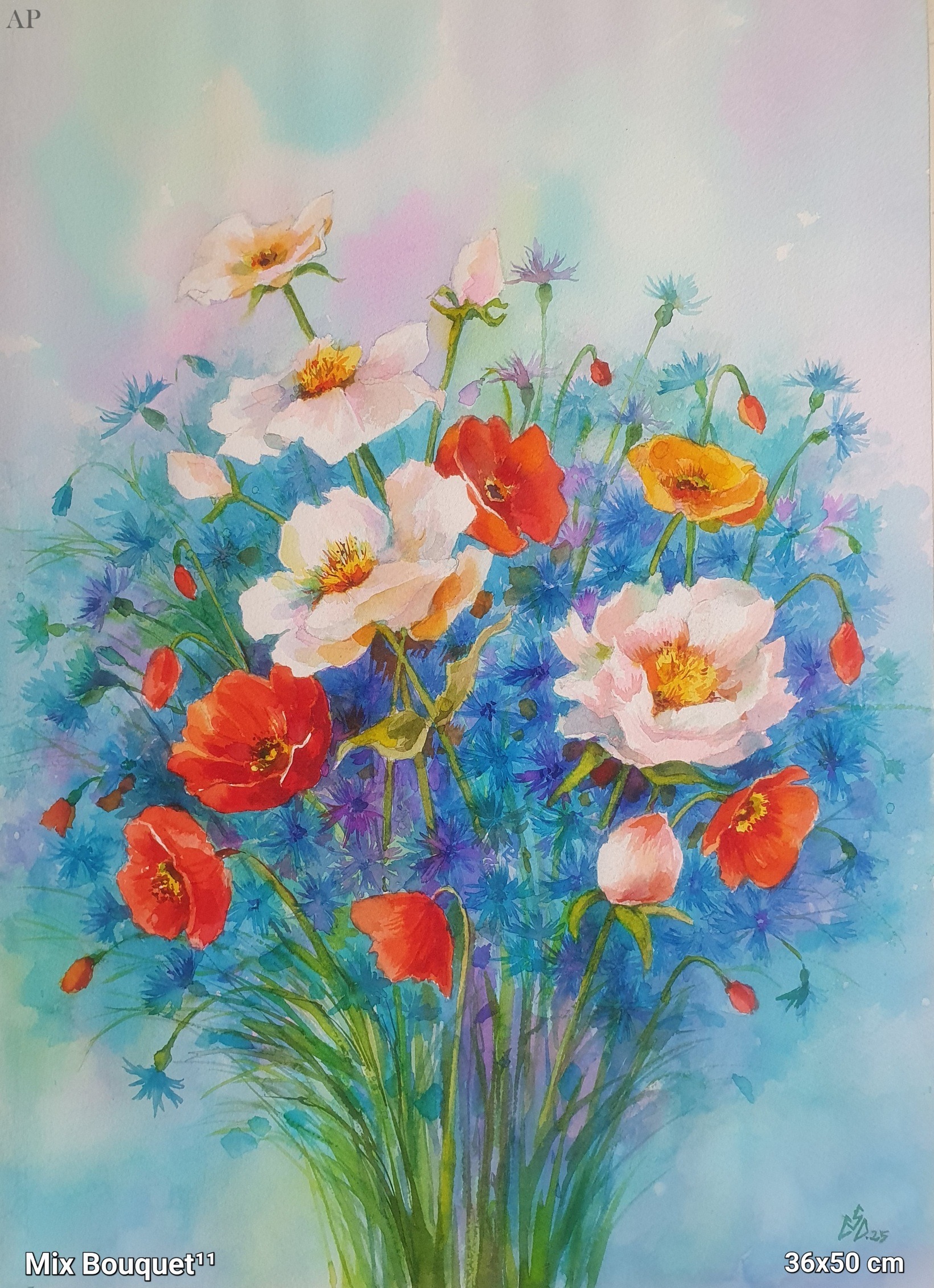 Mix Bouquet 11 - Pictură contemporană - București