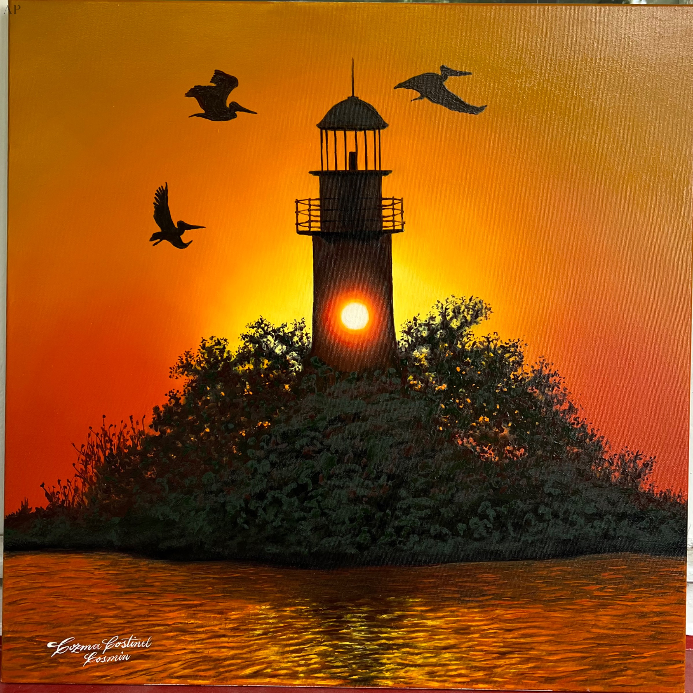 Farul Vechi Sulina - Pictură contemporană - București