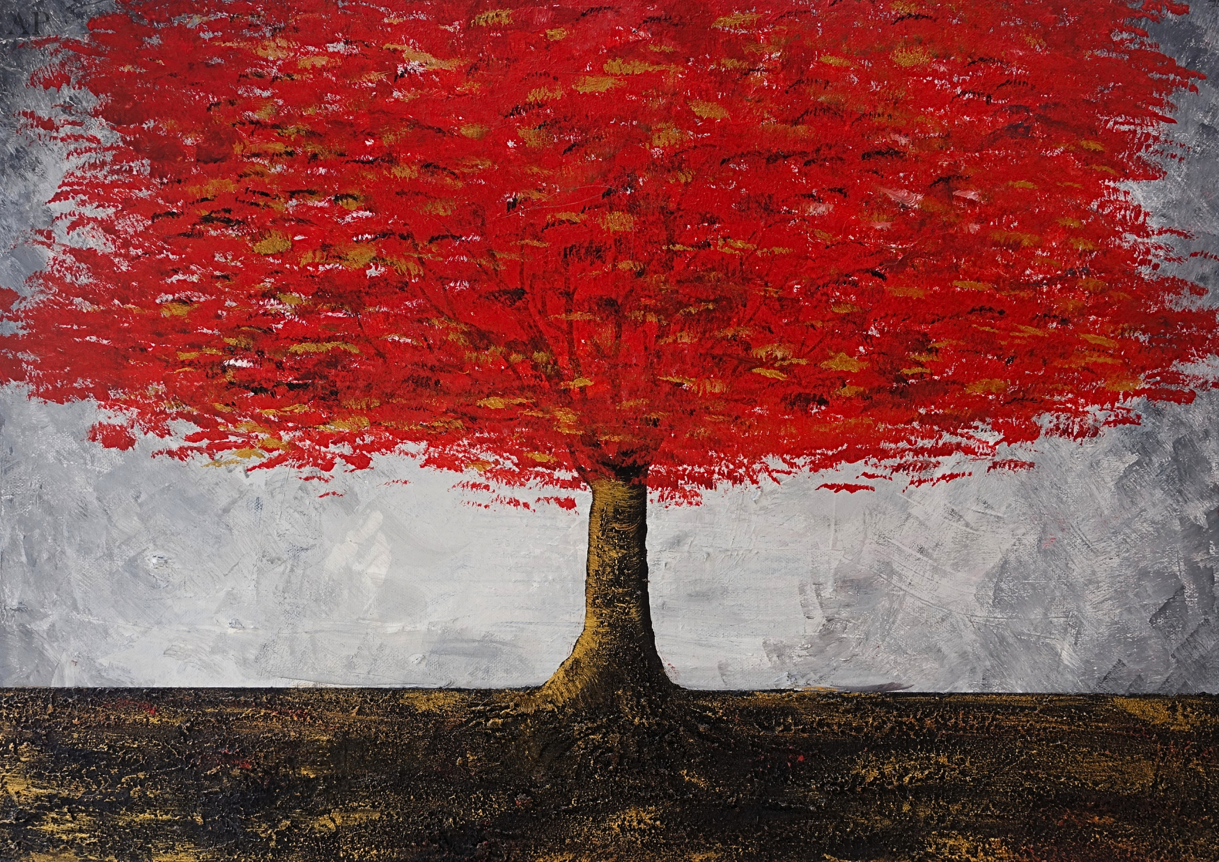 Inner Landscapes II: Anger - Pictură contemporană - Mureș