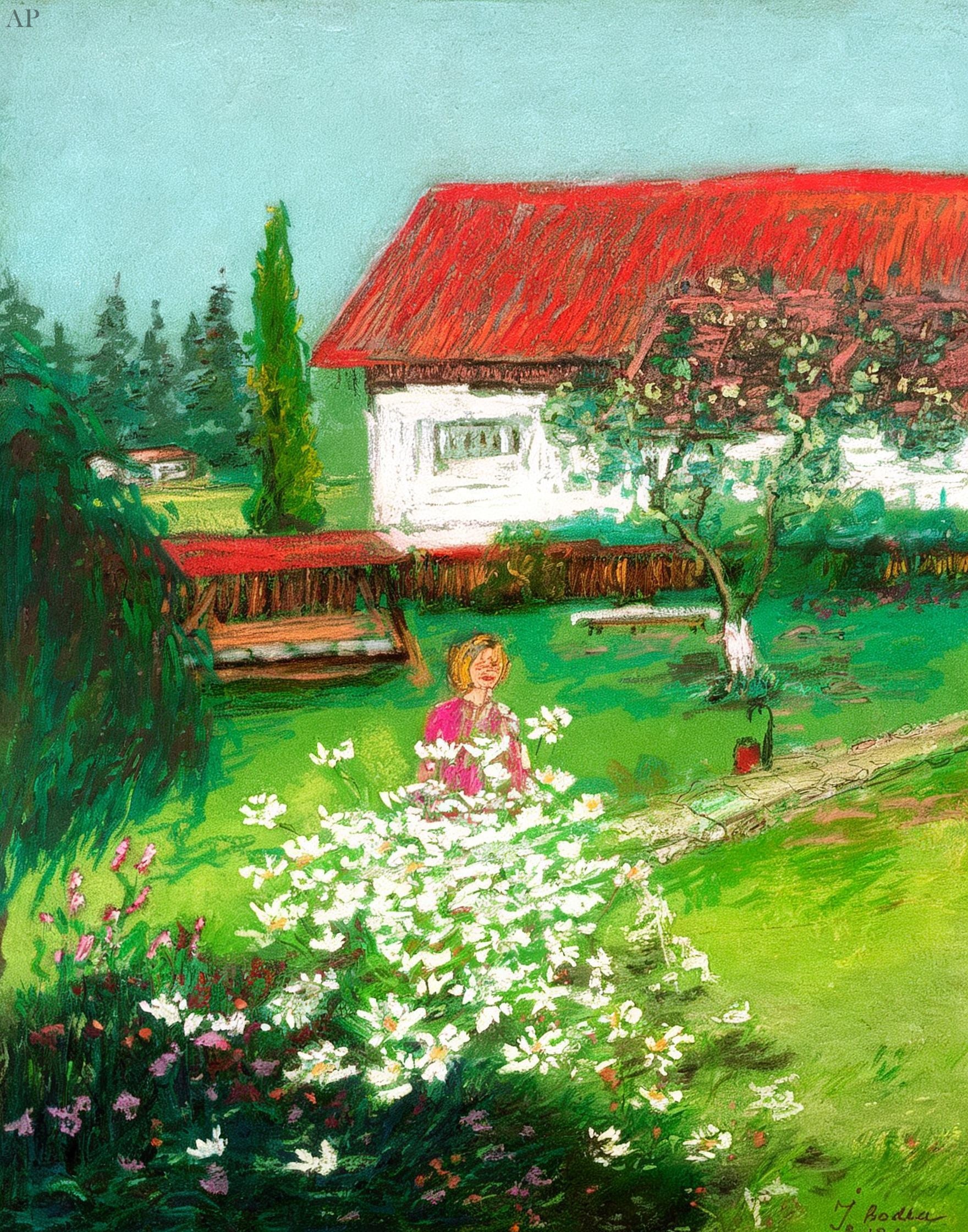 Margarete la taifas. Pictură unicat realizată de Ioan Bodea. - Pictură contemporană - Iași