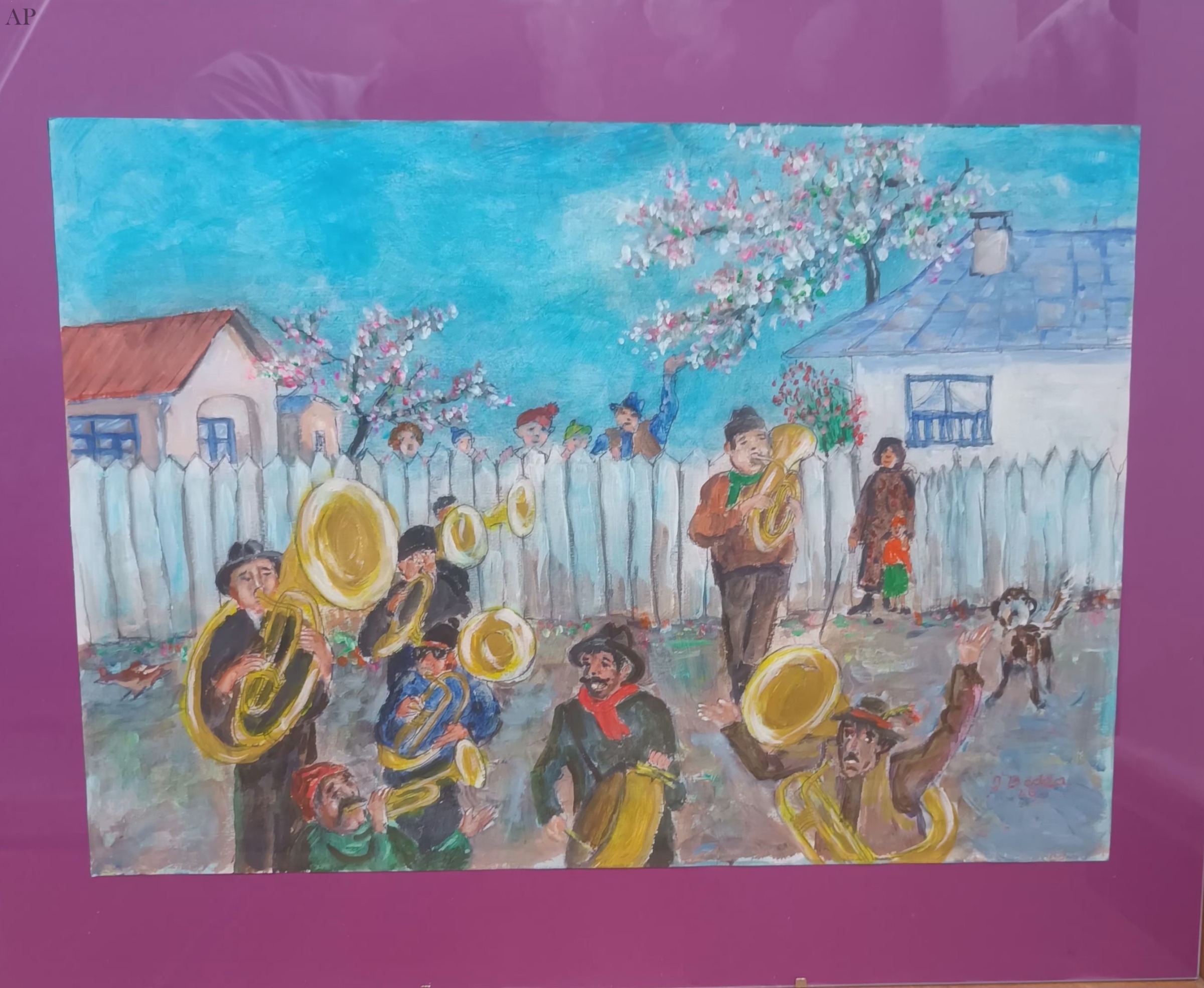 Ioan Bodea.Flash din vremuri care nu mai sunt.50/40 cm - Pictură contemporană - Iași