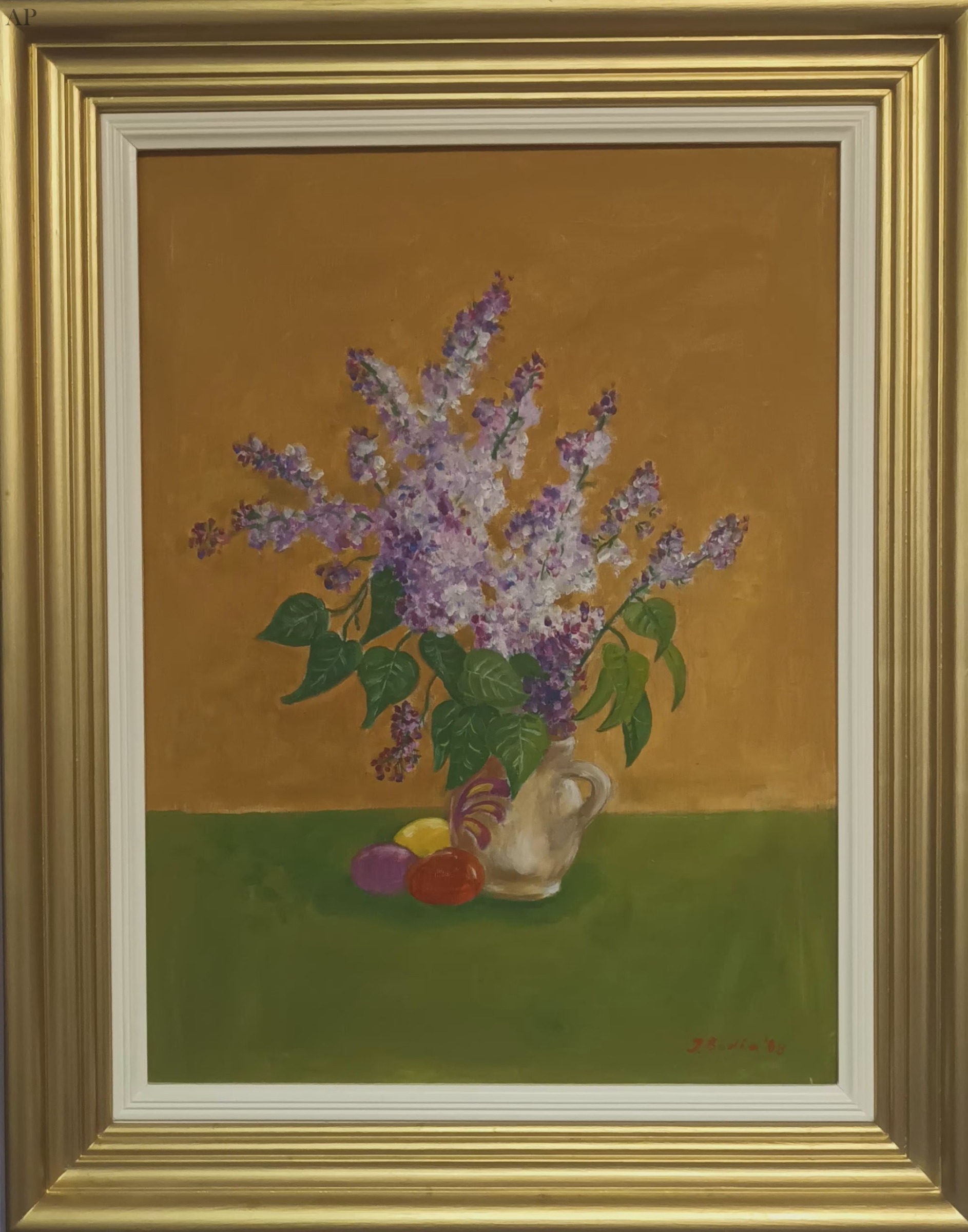 Ioan Bodea.Liliac de sub cerdac! Ulei/ pânză /90/50 cm( ramă inclusă) - Pictură contemporană - Iași