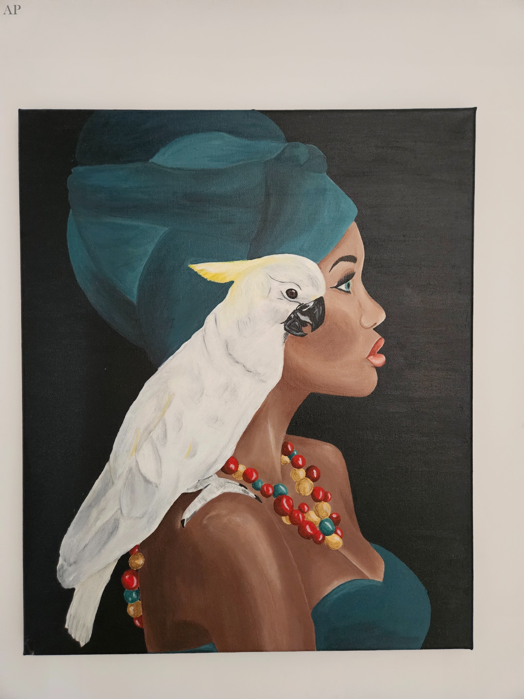 The Whisper of Feathers - by Alexandra Aschilean - Pictură contemporană - Cluj