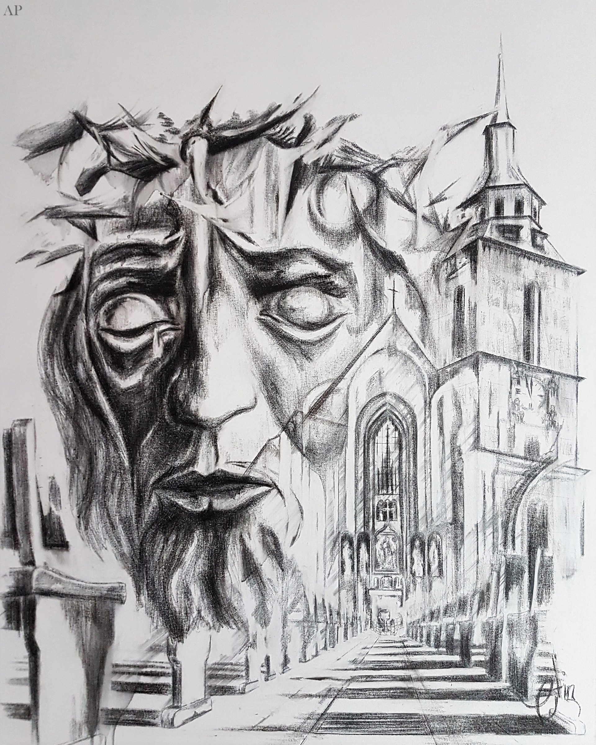 Meditație - Pictură contemporană - Brașov
