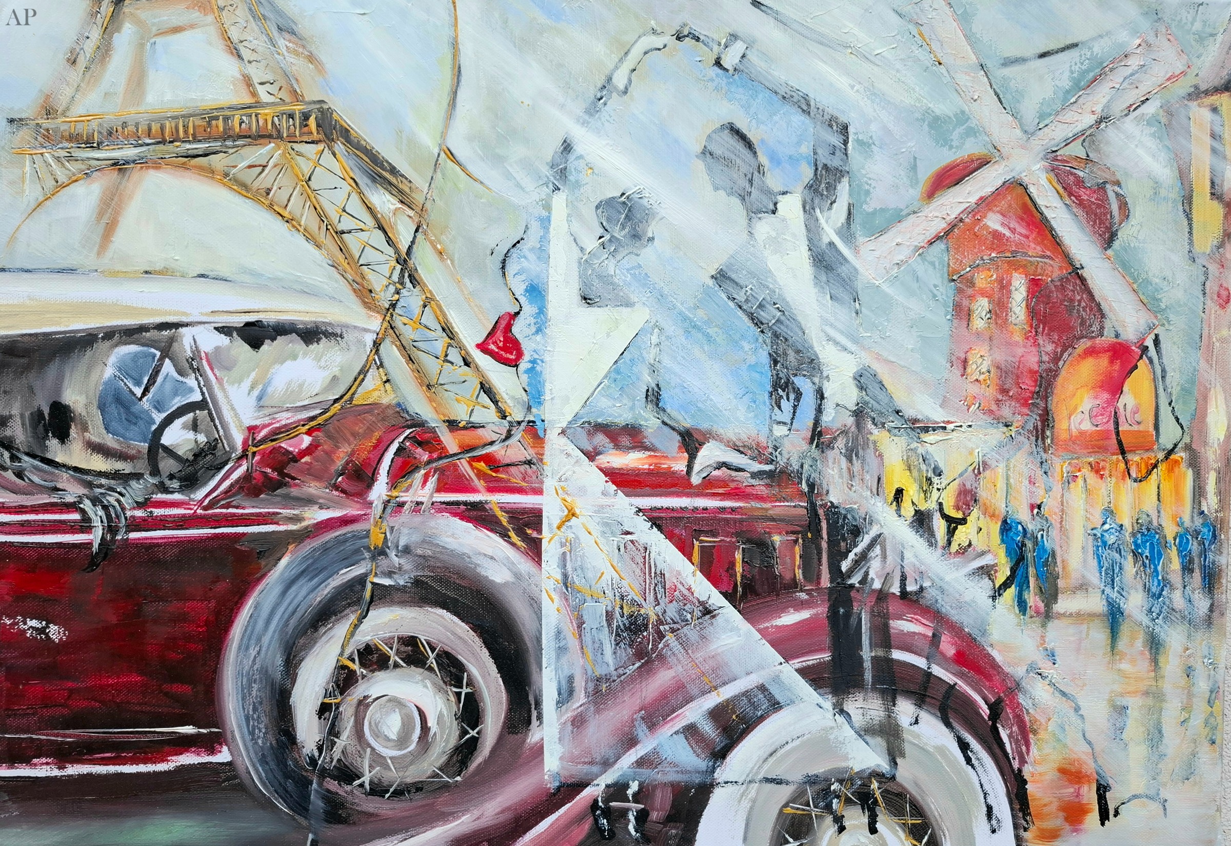 Misterele Parisului - Pictură contemporană - Brașov