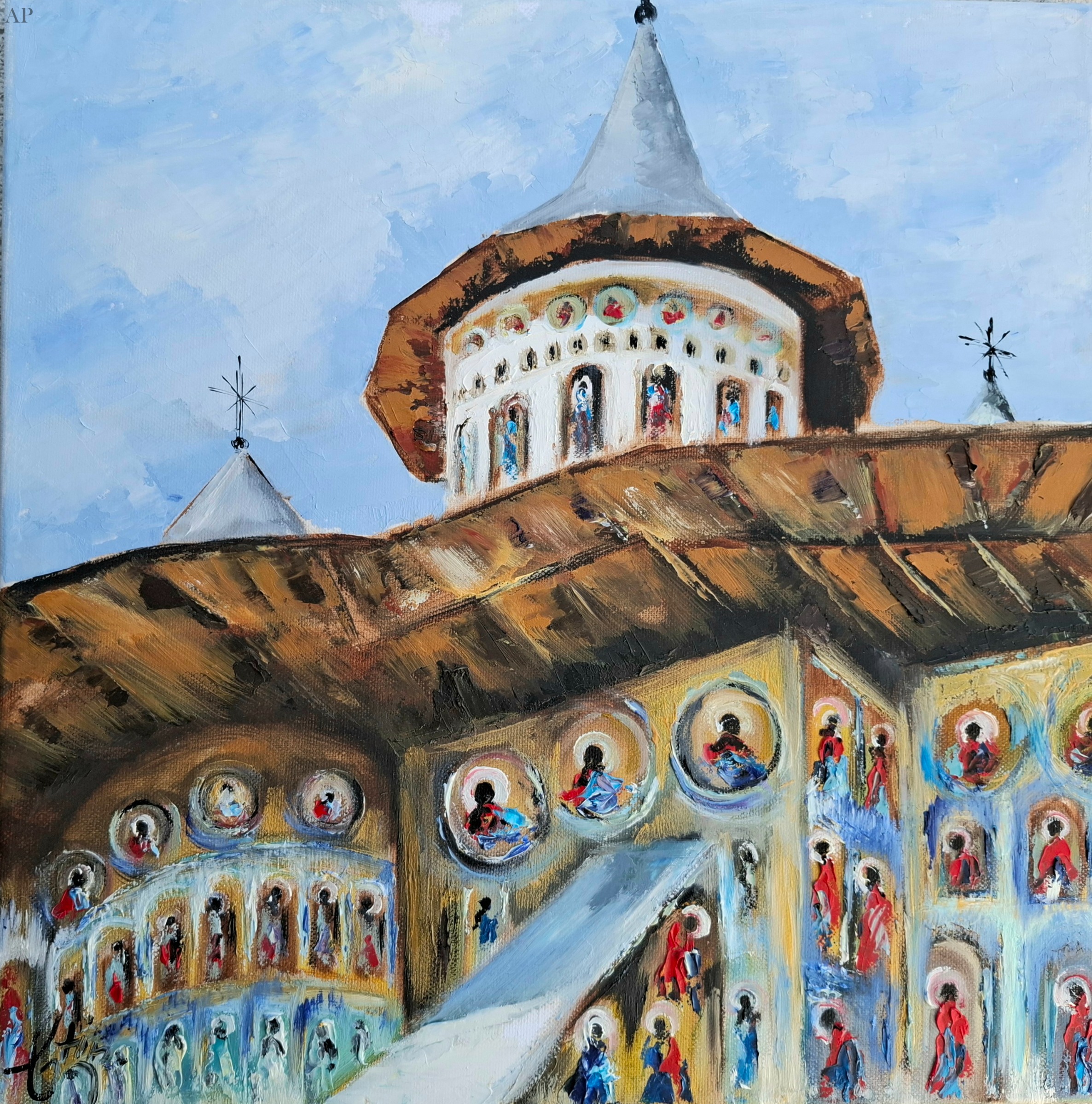 Ecourile trecutului - Pictură contemporană - Brașov