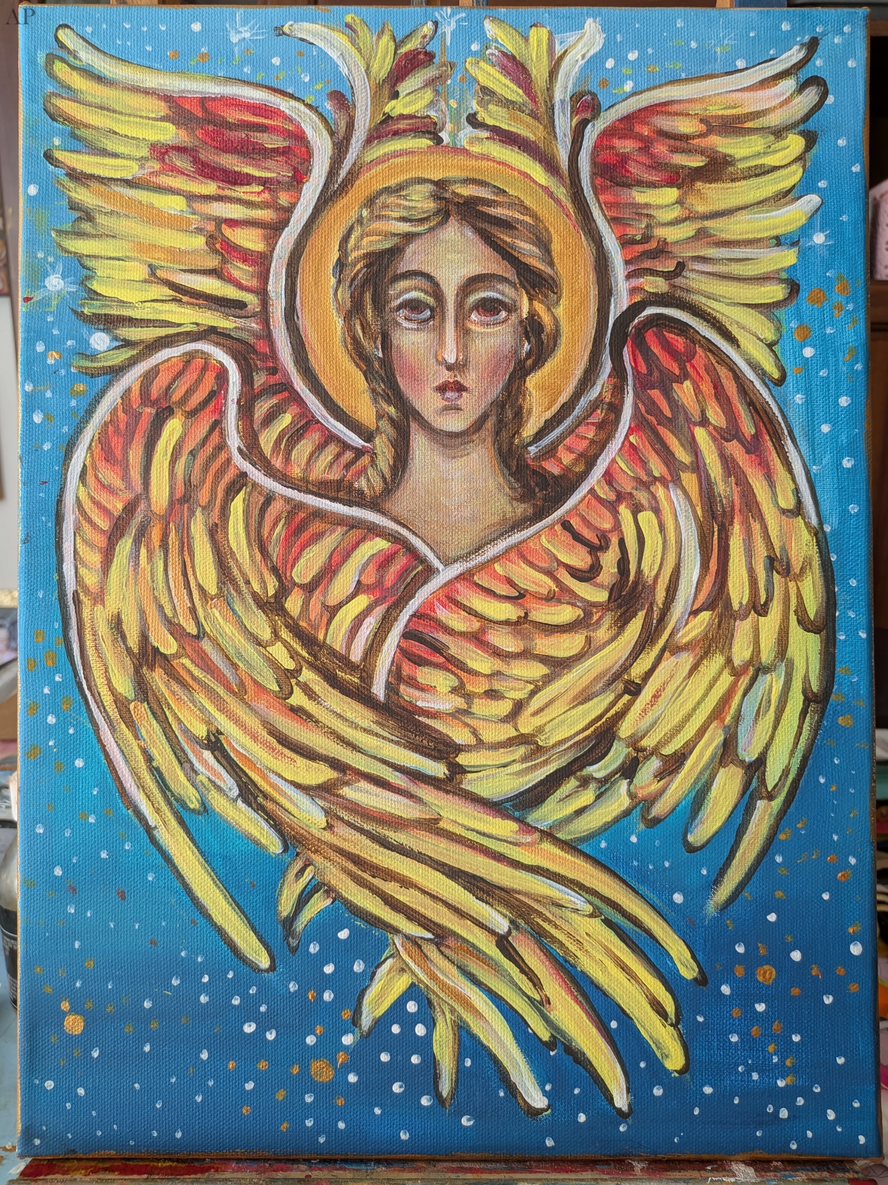 Inger - Pictură contemporană - Alba