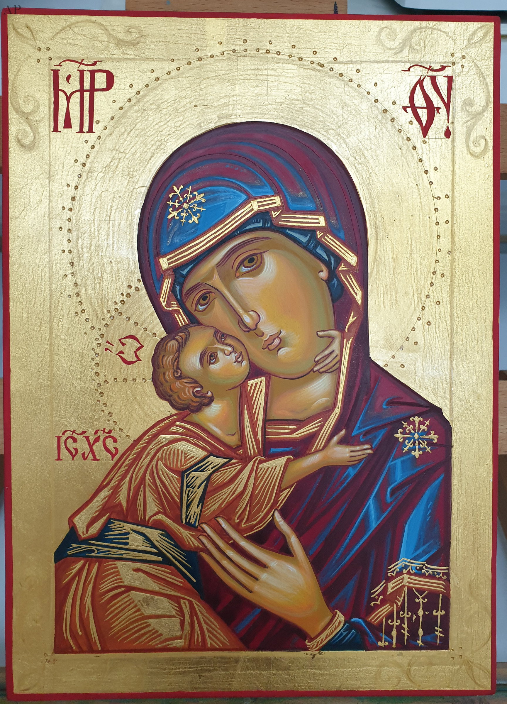 Icoane ortodoxe pictate manual pe lemn – la comandă - Lucrări cu temă religioasă - Maramureș