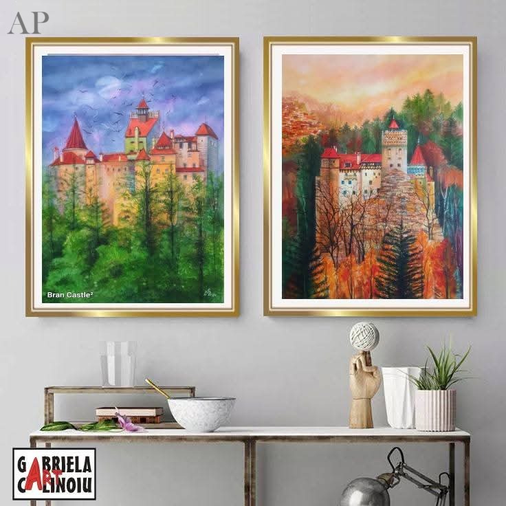 Pictura Castelul Bran 1 - Pictură contemporană