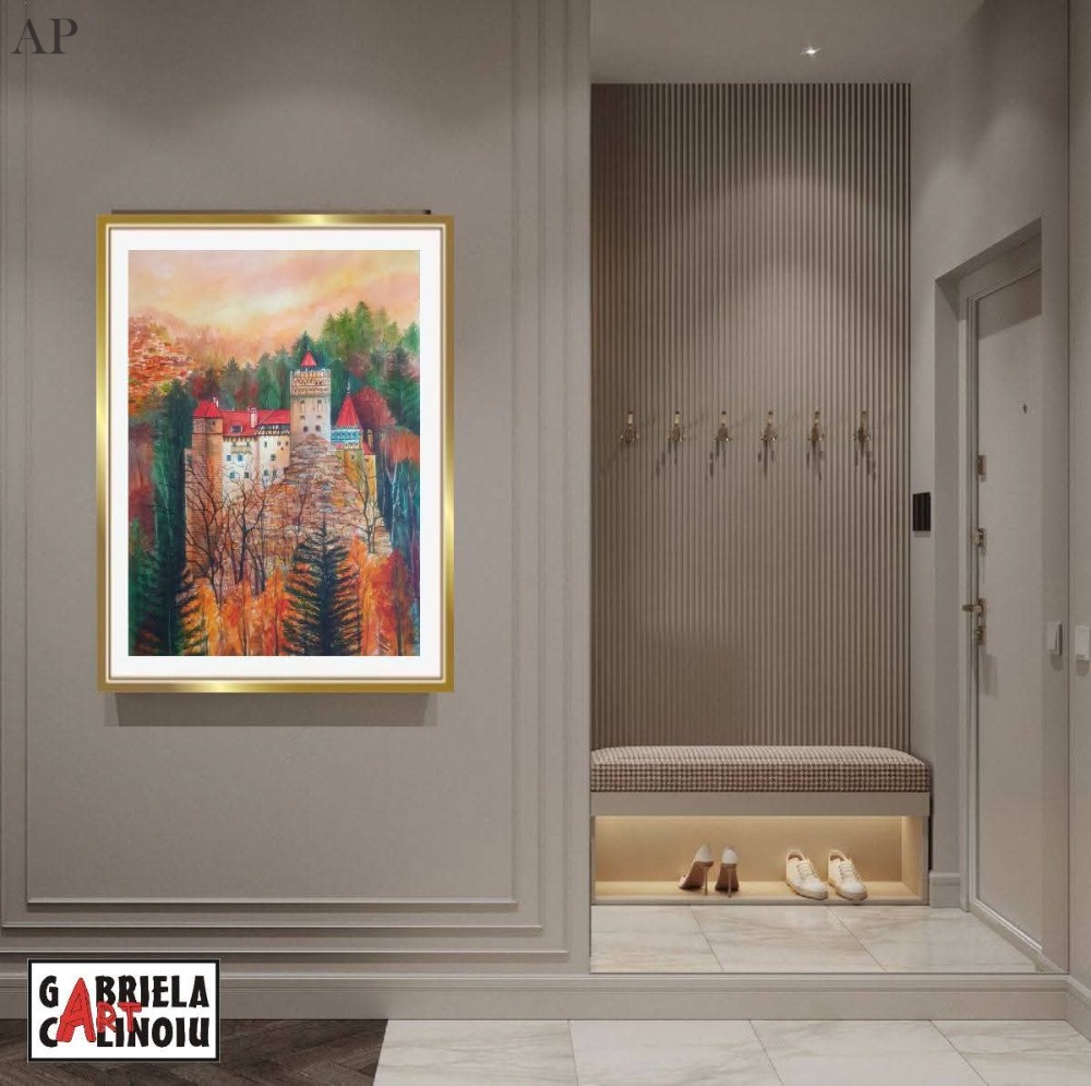 Pictura Castelul Bran 1 - Pictură contemporană