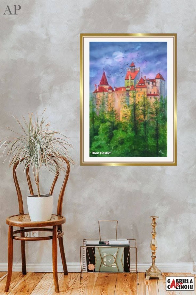 Pictură Castelul Bran 2 - Pictură contemporană