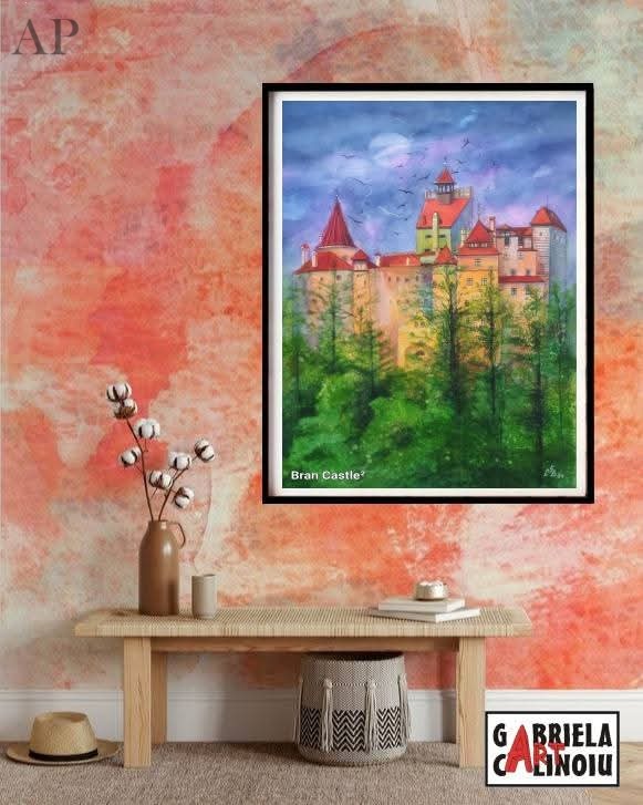 Pictură Castelul Bran 2 - Pictură contemporană