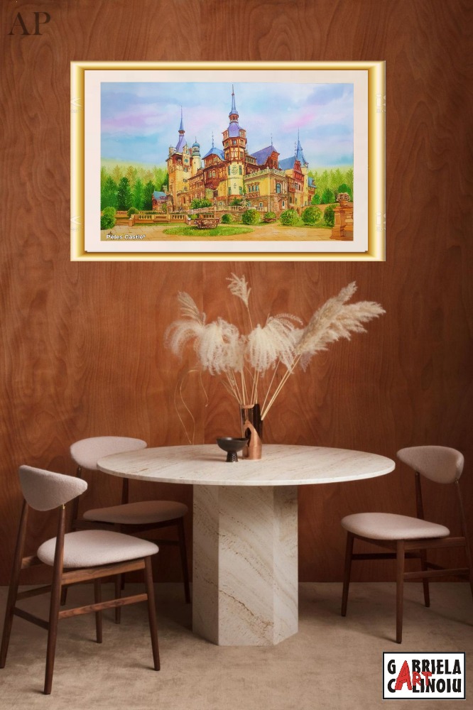 Pictură Castelul Peleș 6 - Pictură contemporană