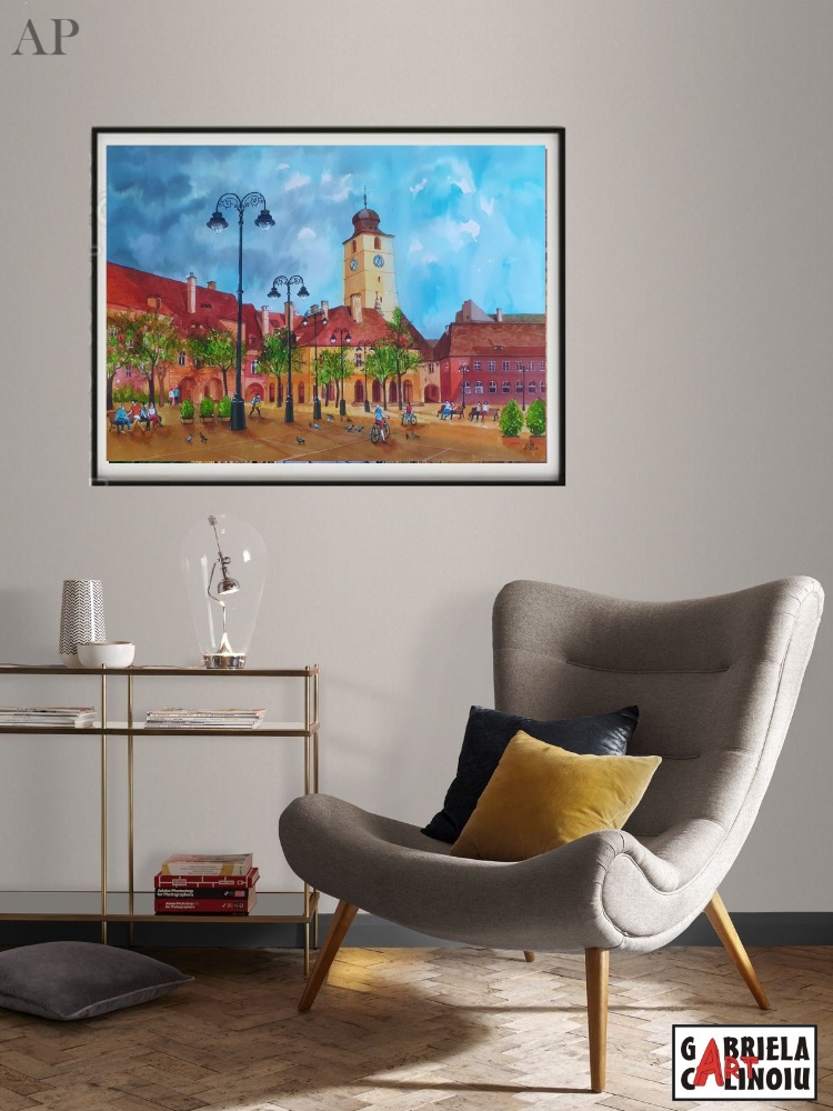 Summer in Sibiu 1 - Pictură contemporană