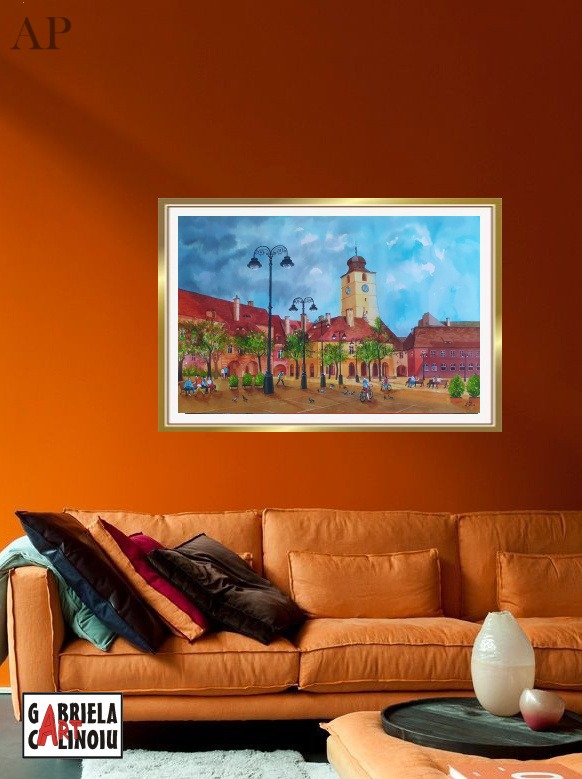Summer in Sibiu 1 - Pictură contemporană
