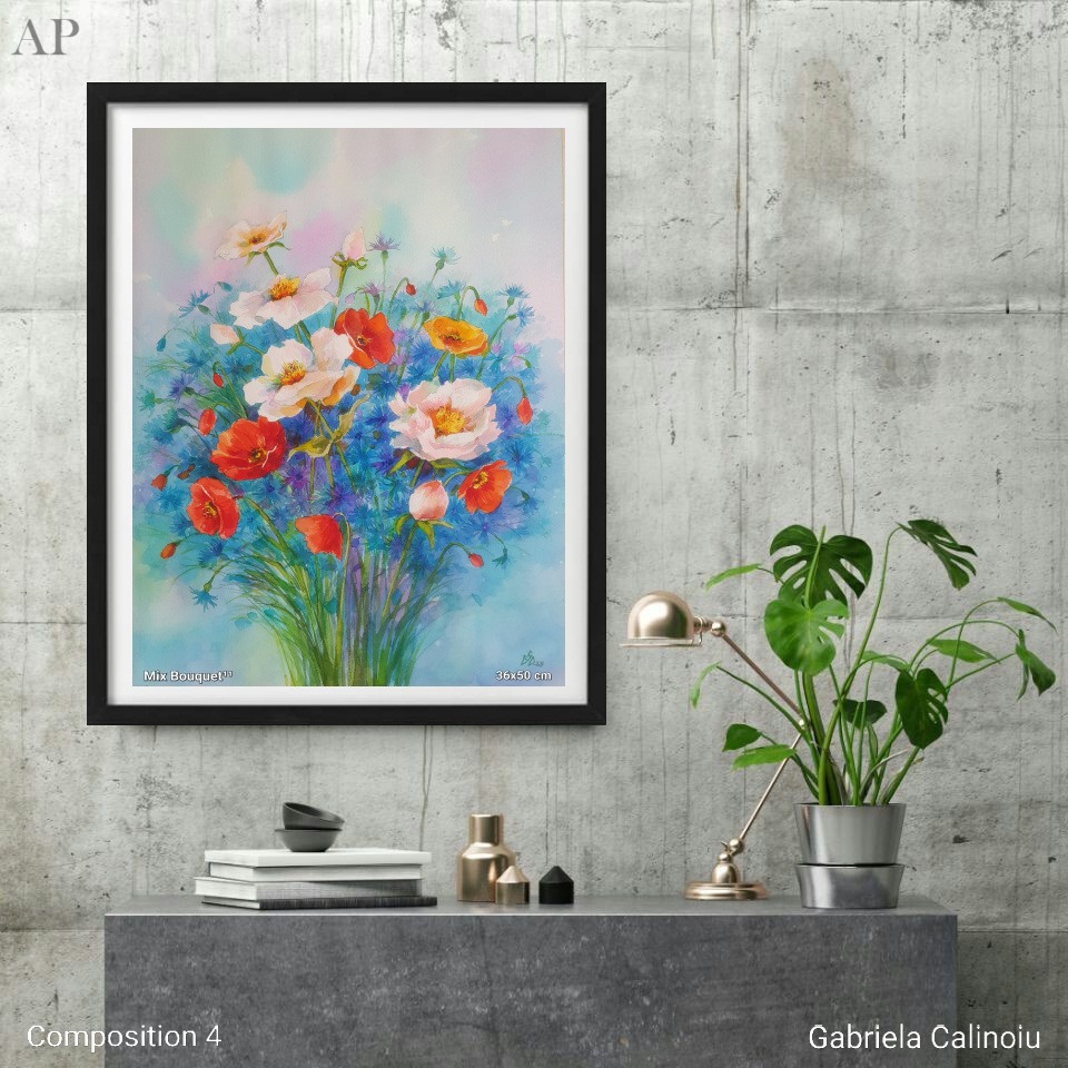 Mix Bouquet 11 - Pictură contemporană