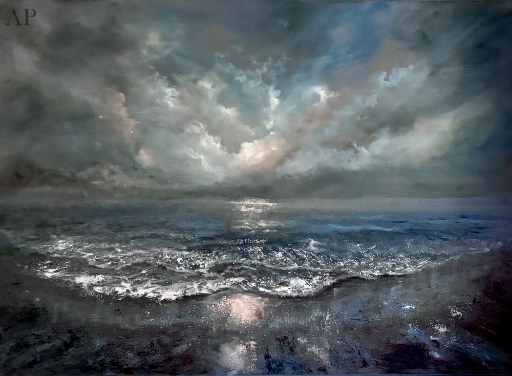 The calm after forever-pictură ulei - Pictură contemporană