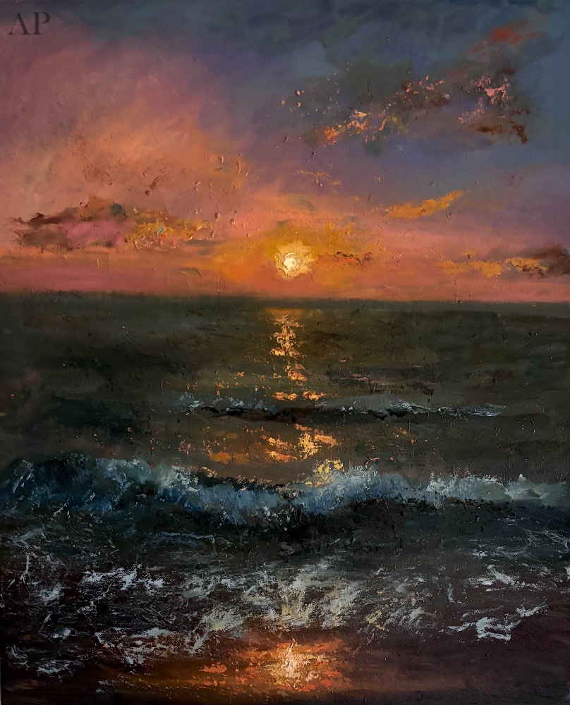 Reverie-pictură ulei - Pictură contemporană