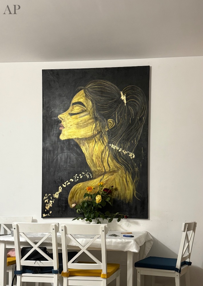“Renaștere în aur” - Pictură contemporană