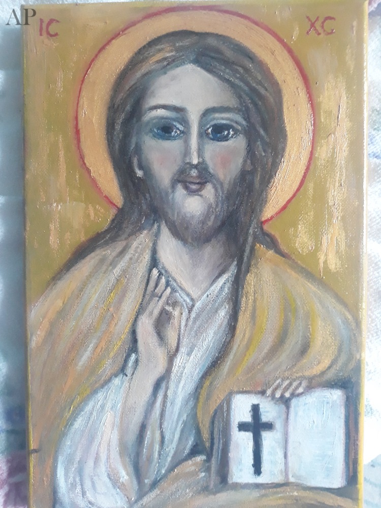 Cristos Pantocrator - Lucrări cu temă religioasă - Alba