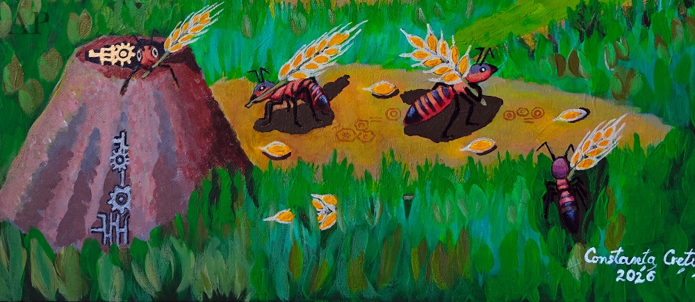 Fabula bionantică - Constanța Crețu - Pictură contemporană