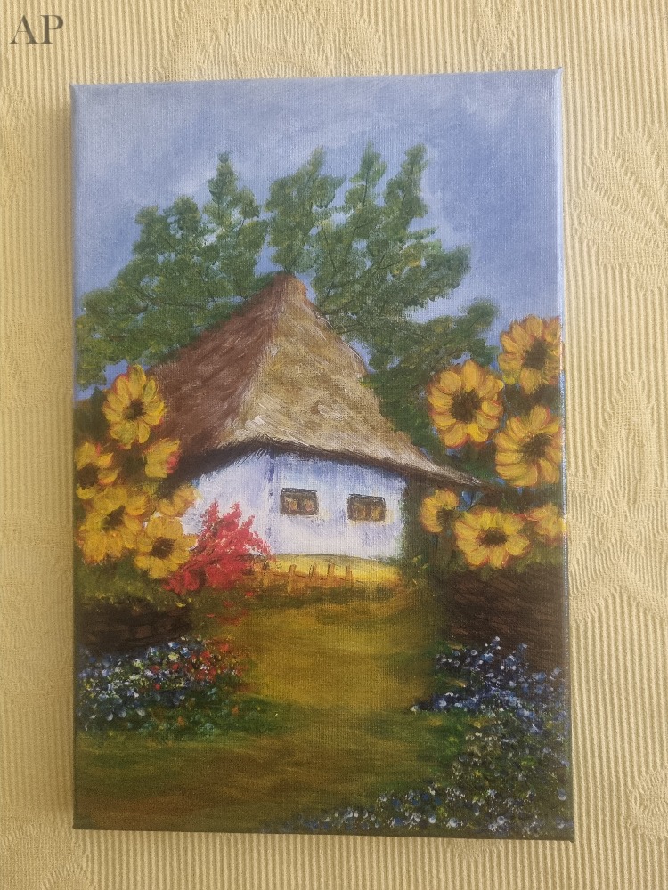 Căsuța din povești - Pictură contemporană - Brașov