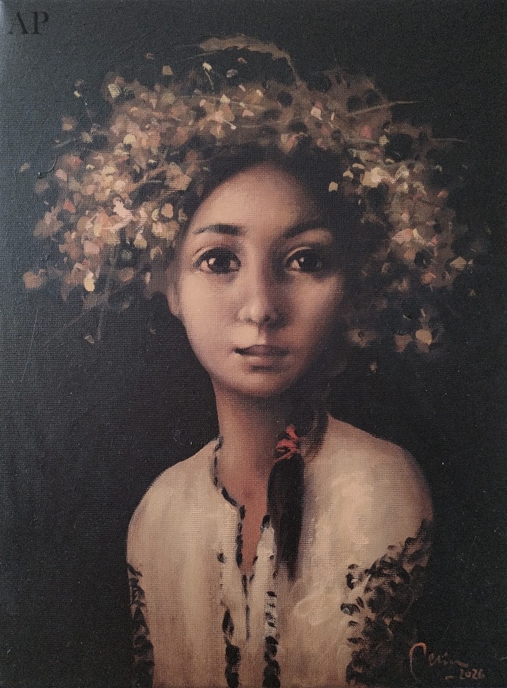 Flori de sanziene,PICTURA IN ULEI PE PANZA - Pictură contemporană - București
