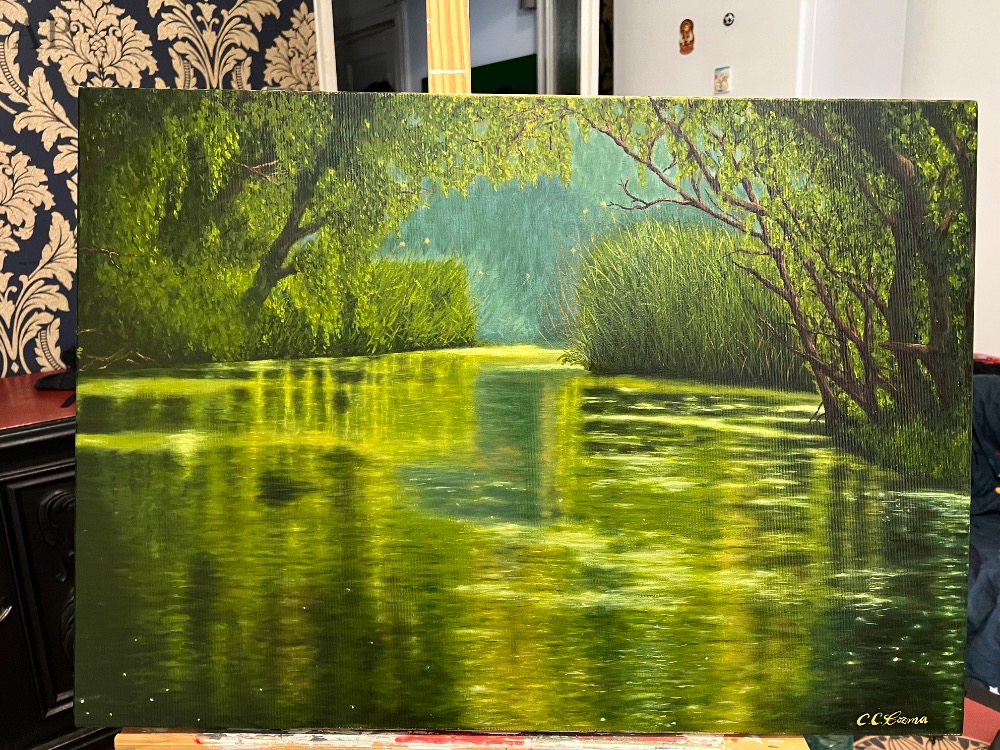 Reflexii de vara - Pictură contemporană