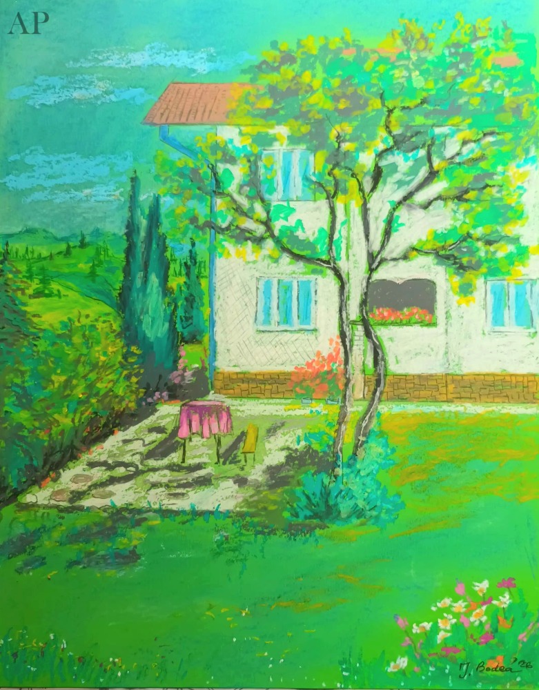 Bodea Ioan, picturi lucrate în acrilic și pastel. - Pictură contemporană
