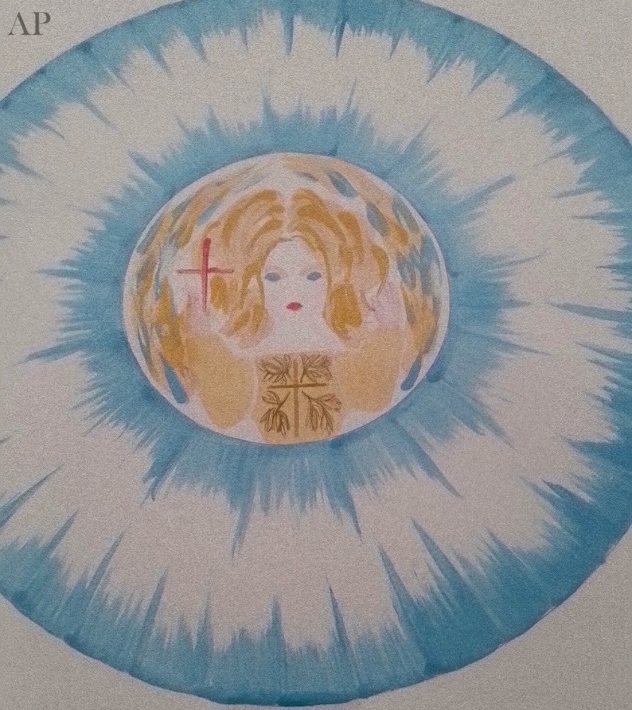 MIHAELA-DANA BURAGA. INGERUL-IRIS,INGERUL-LACRIMA. ACRILIC. 2025/2026 - Pictură contemporană