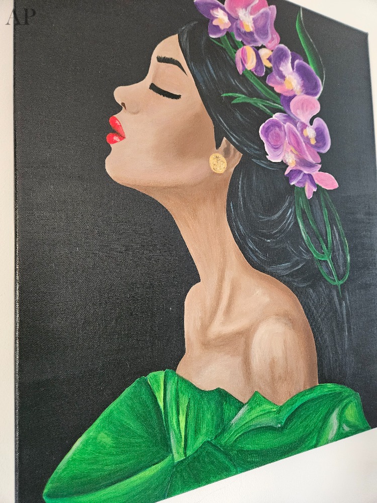 Blooming Silence - by Alexandra Aschilean - Pictură contemporană