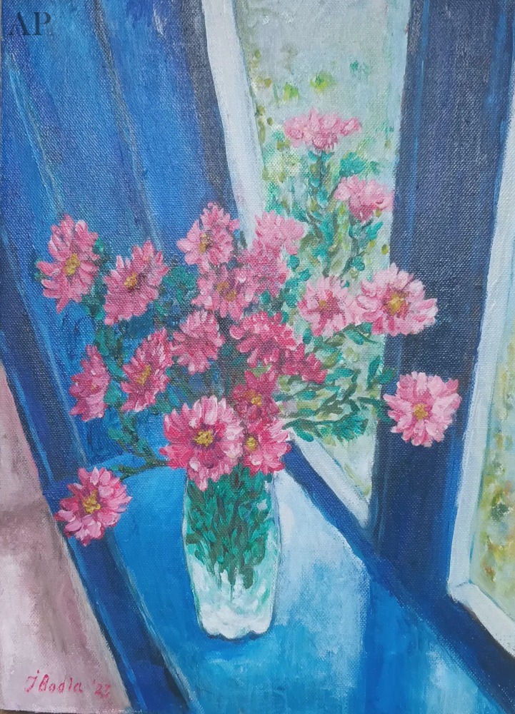 Ioan Bodea. La fereastră în casa veche. - Pictură contemporană - Iași