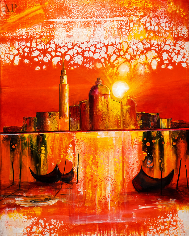 SIMBOL  VENETIAN - Pictură contemporană - Vaslui