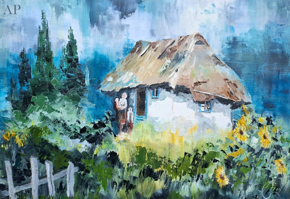 Vine ploaia - Pictură contemporană - Brașov