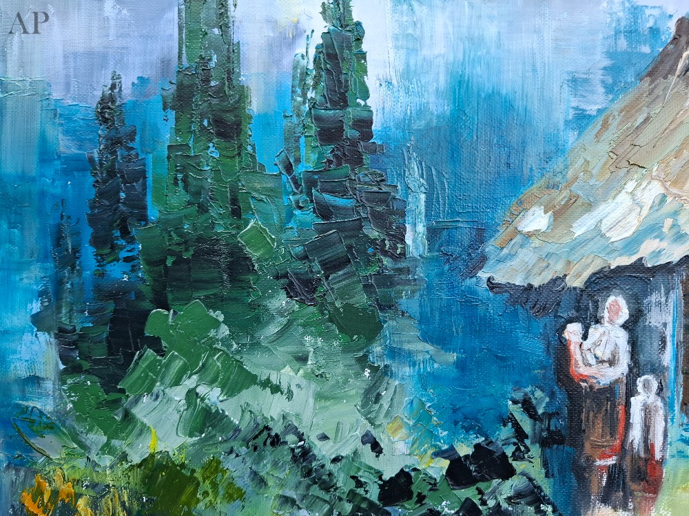 Vine ploaia - Pictură contemporană
