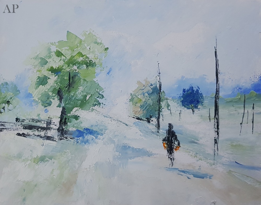 Canicula verii - Pictură contemporană