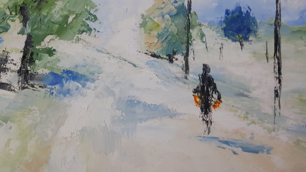 Canicula verii - Pictură contemporană