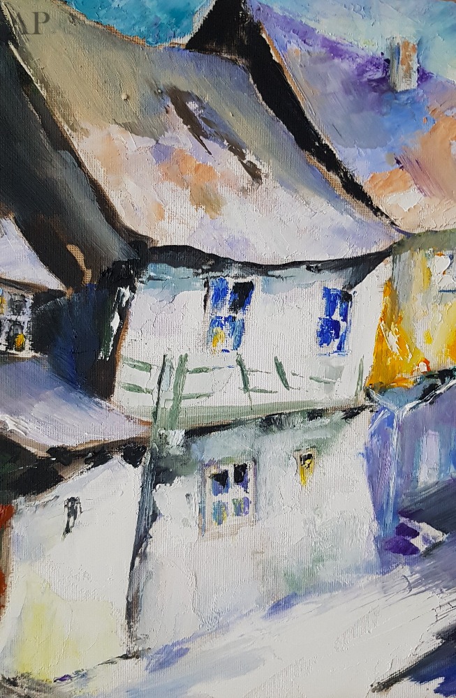Noapte de vară - Pictură contemporană