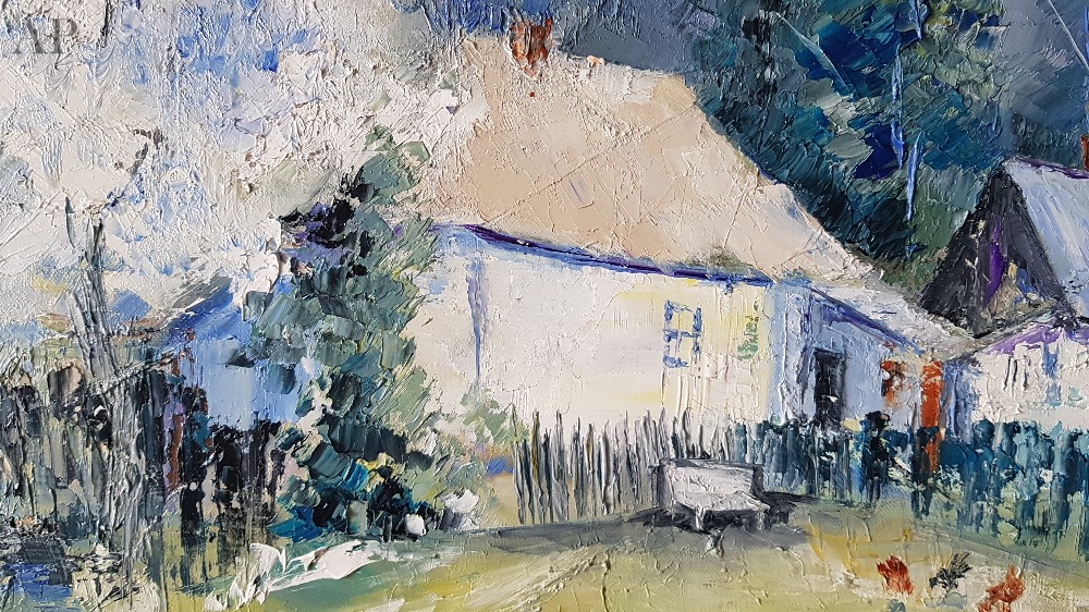 Este primăvară-n satul meu” - Pictură contemporană