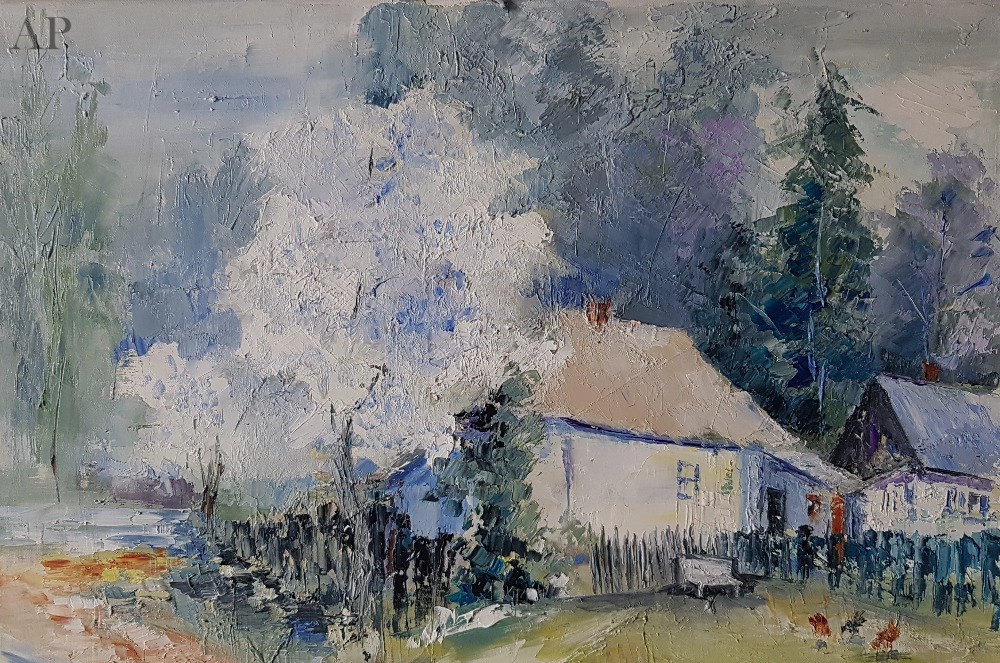 Este primăvară-n satul meu” - Pictură contemporană - Brașov