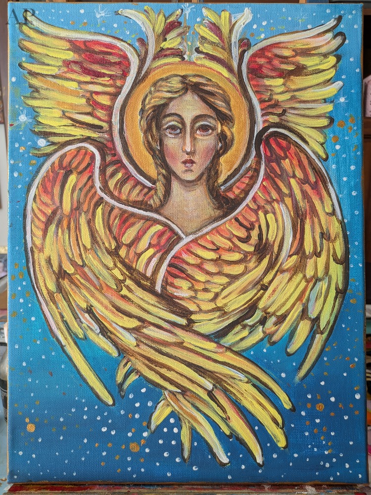 Inger - Pictură contemporană - Alba